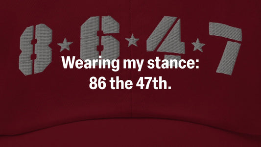 FDT. Wearing my stance: 86 the 47th.
