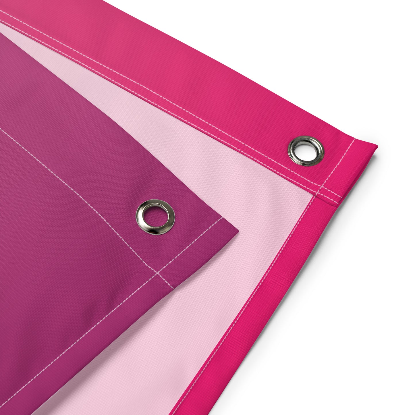 Details of the Pink Feminist Flag