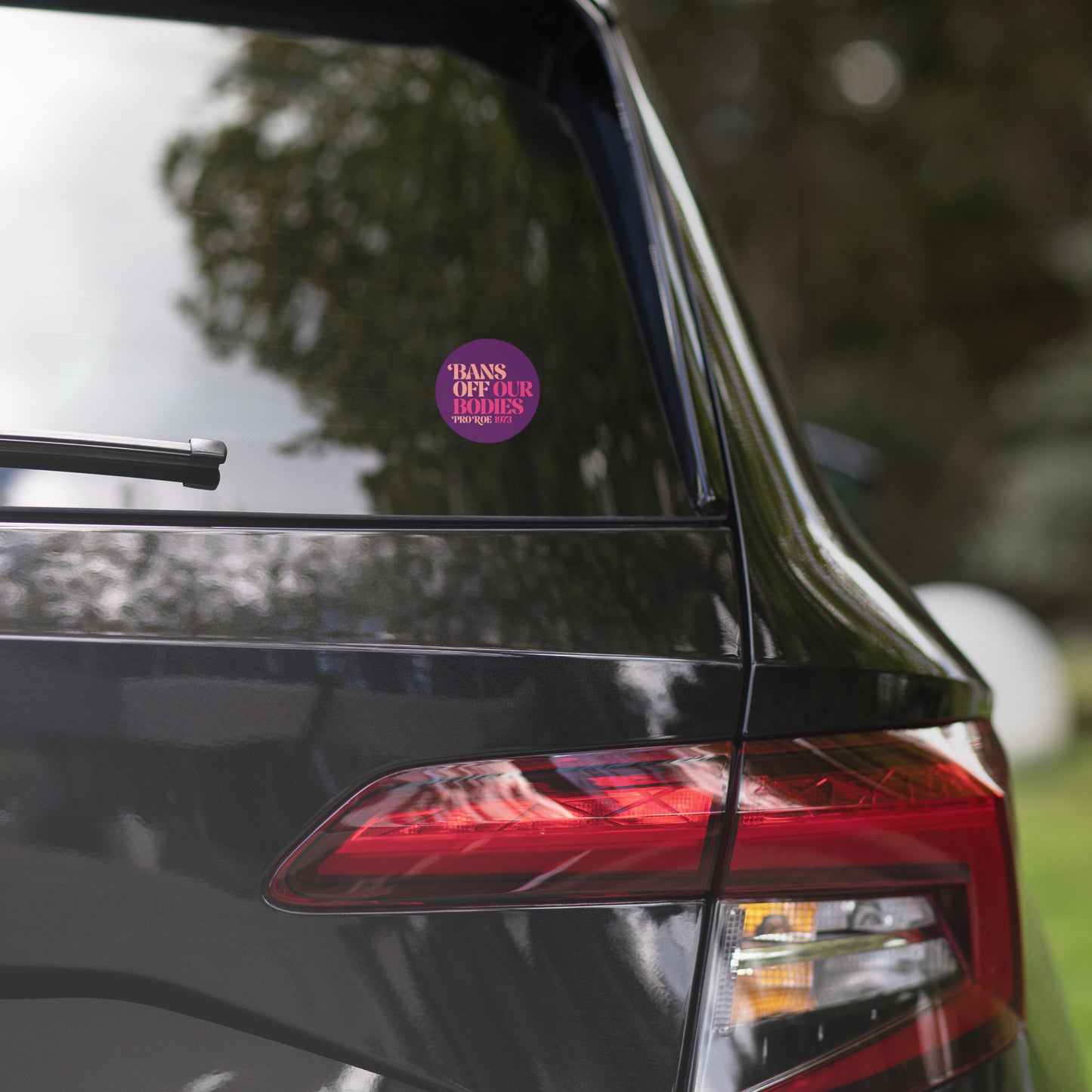 Bans Off Our Bodies Sticker on a car