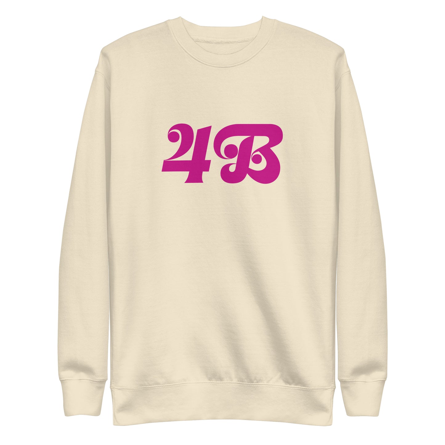 Front view of the 4B Movement Premium Sweatshirt with bold empowering text.