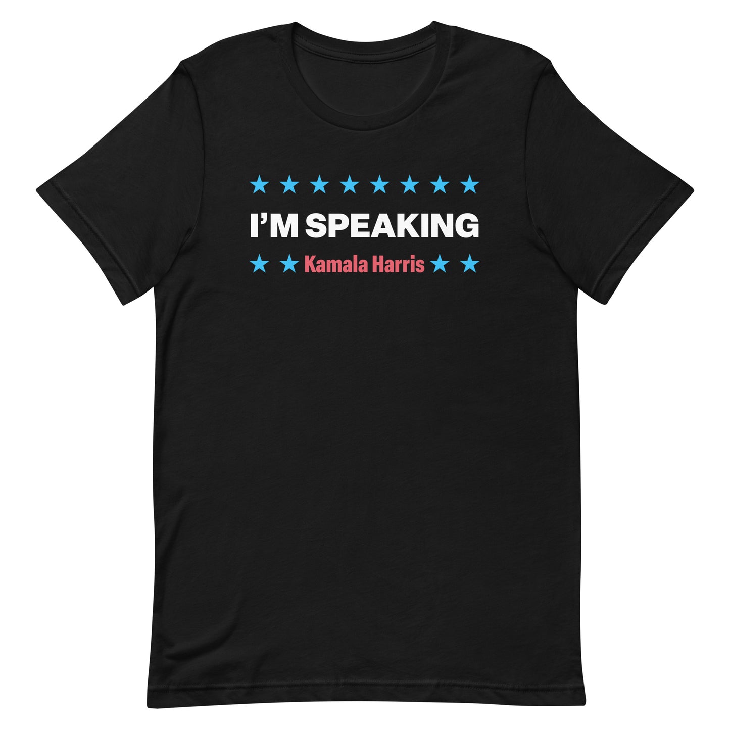 Front View Image: Kamala Harris “I’m Speaking” Unisex T-Shirt – Front View