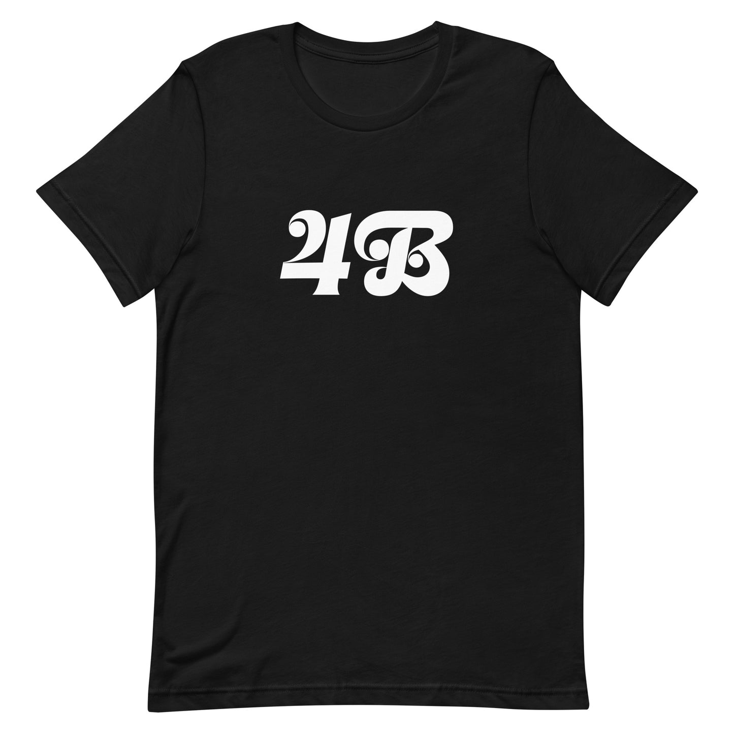 Front view of the 4B Movement Unisex T-Shirt with bold empowering text.