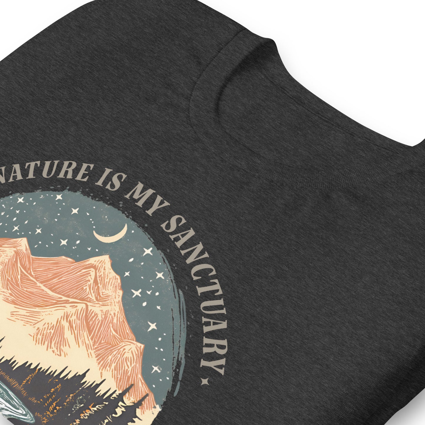 Close-Up of Design: Eco-conscious graphic promoting sustainability and climate awareness.