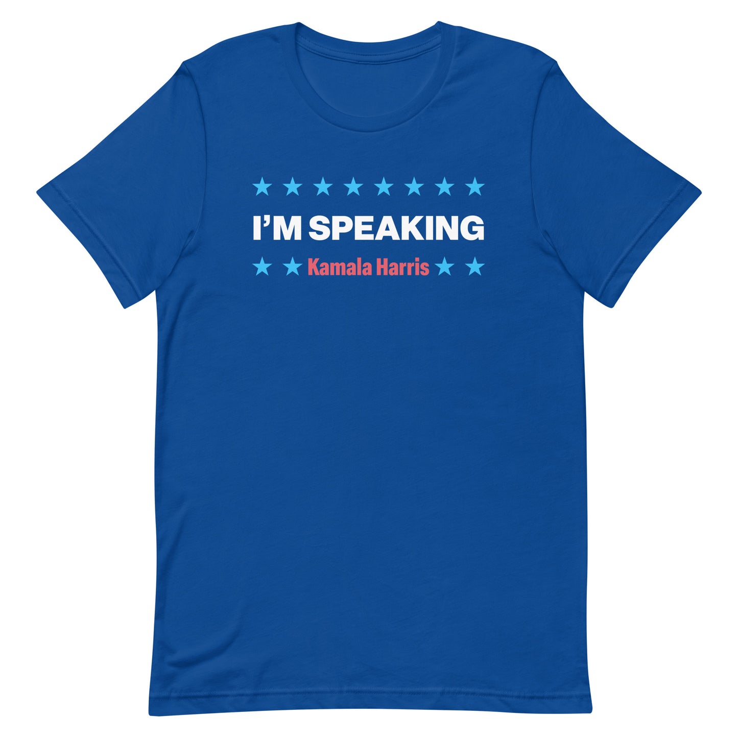 Front View Image: Kamala Harris “I’m Speaking” Unisex T-Shirt – Front View
