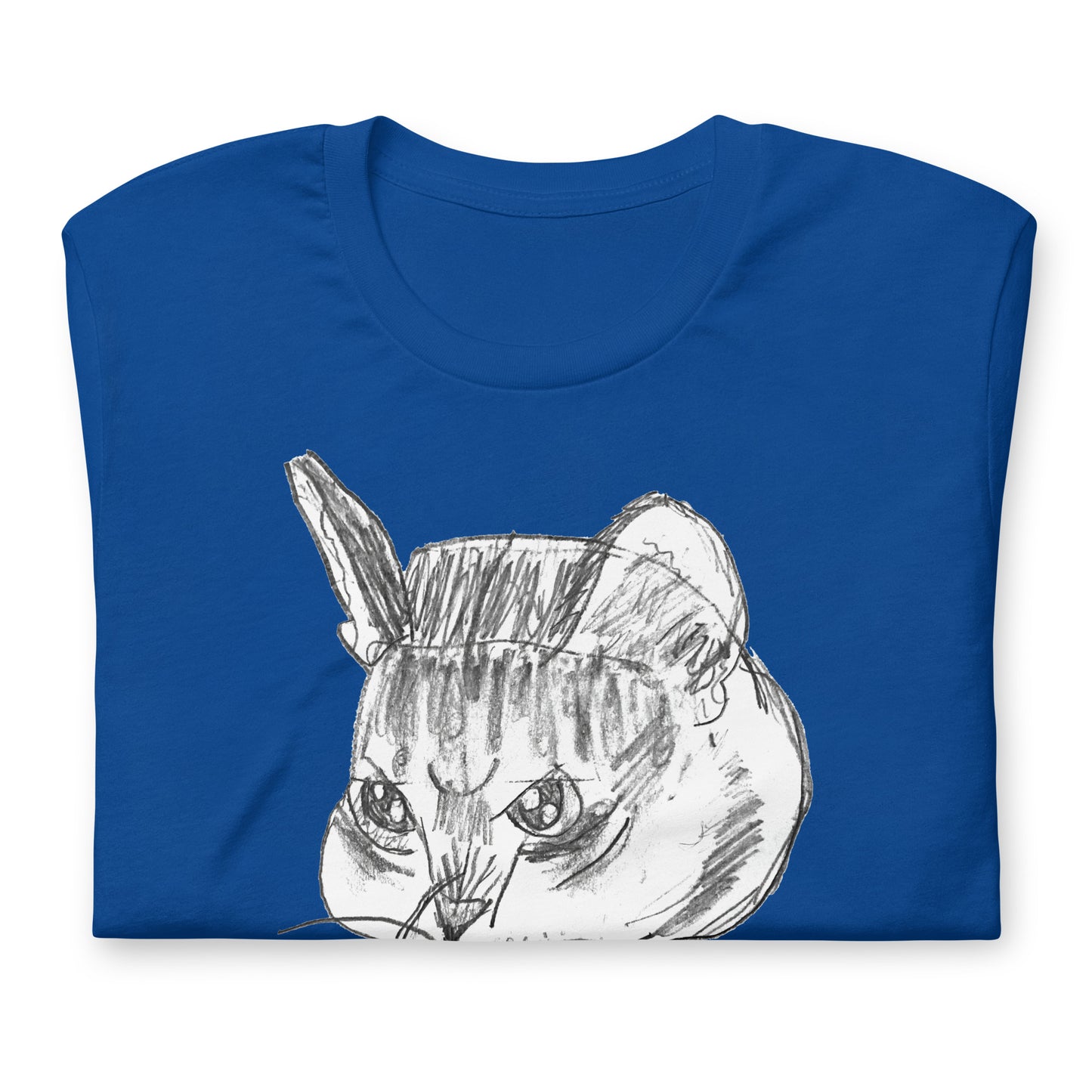 Close-Up of Design: Zoomed-in image of the cat graphic with the bold F*ck Trump text.