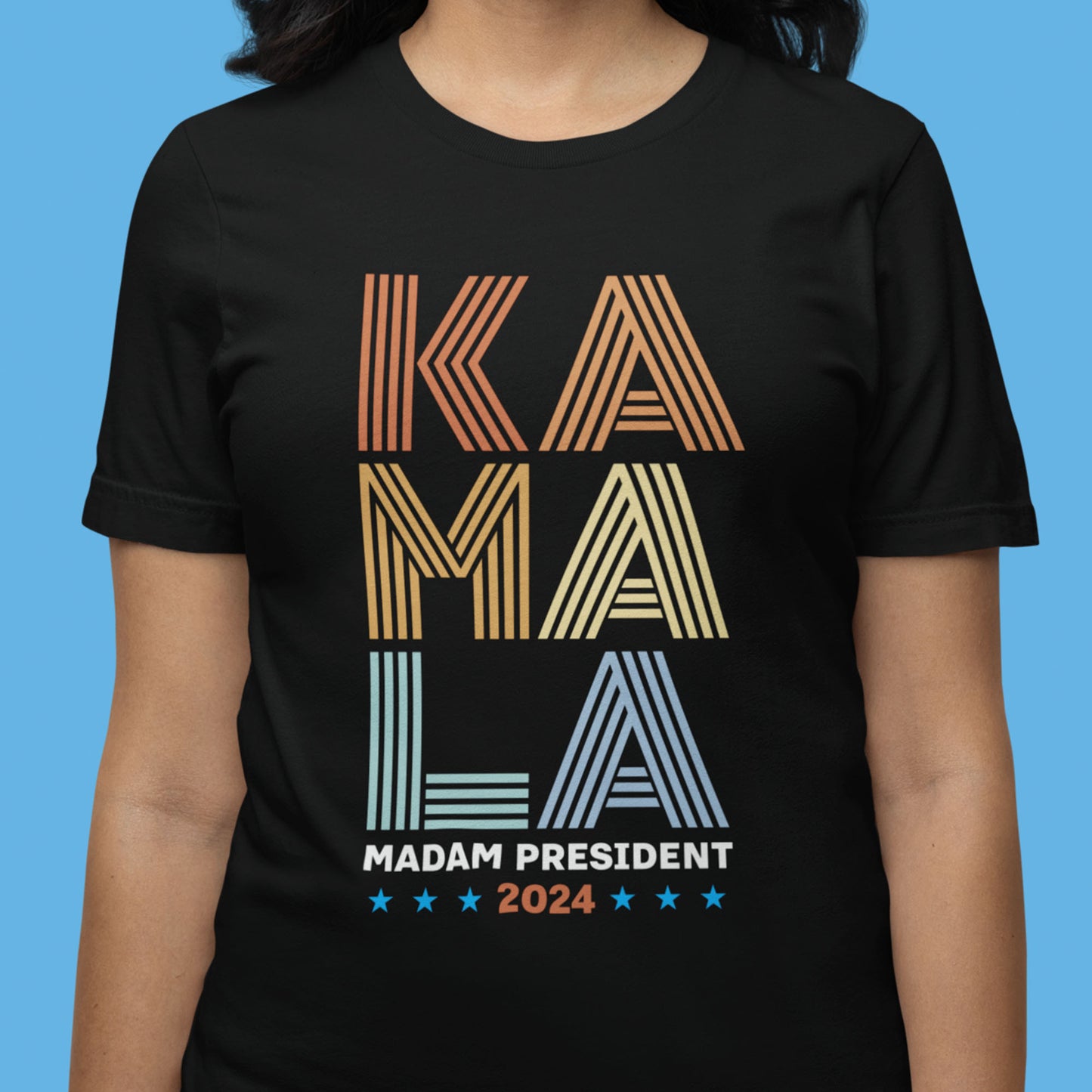 Retro KAMALA Harris Madam President 2024 Unisex T-shirt