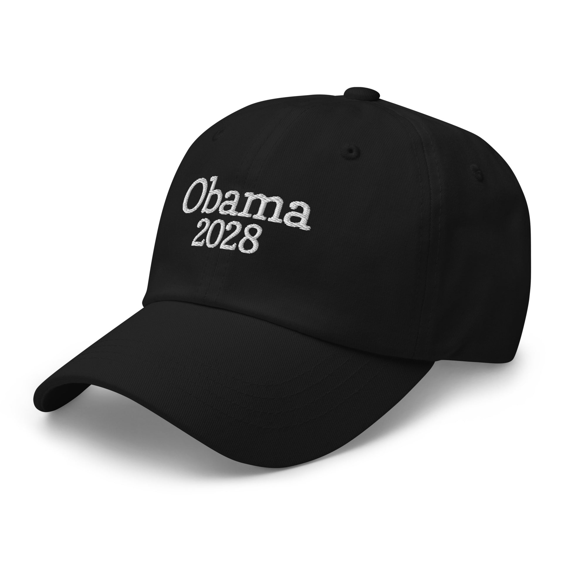Side Front View Image: Obama 2028 Political Dad Hat Front View