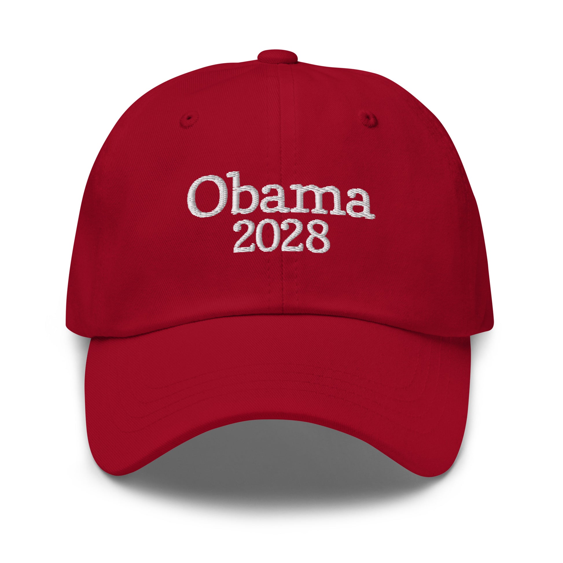 Front View Image: Obama 2028 Political Dad Hat Front View