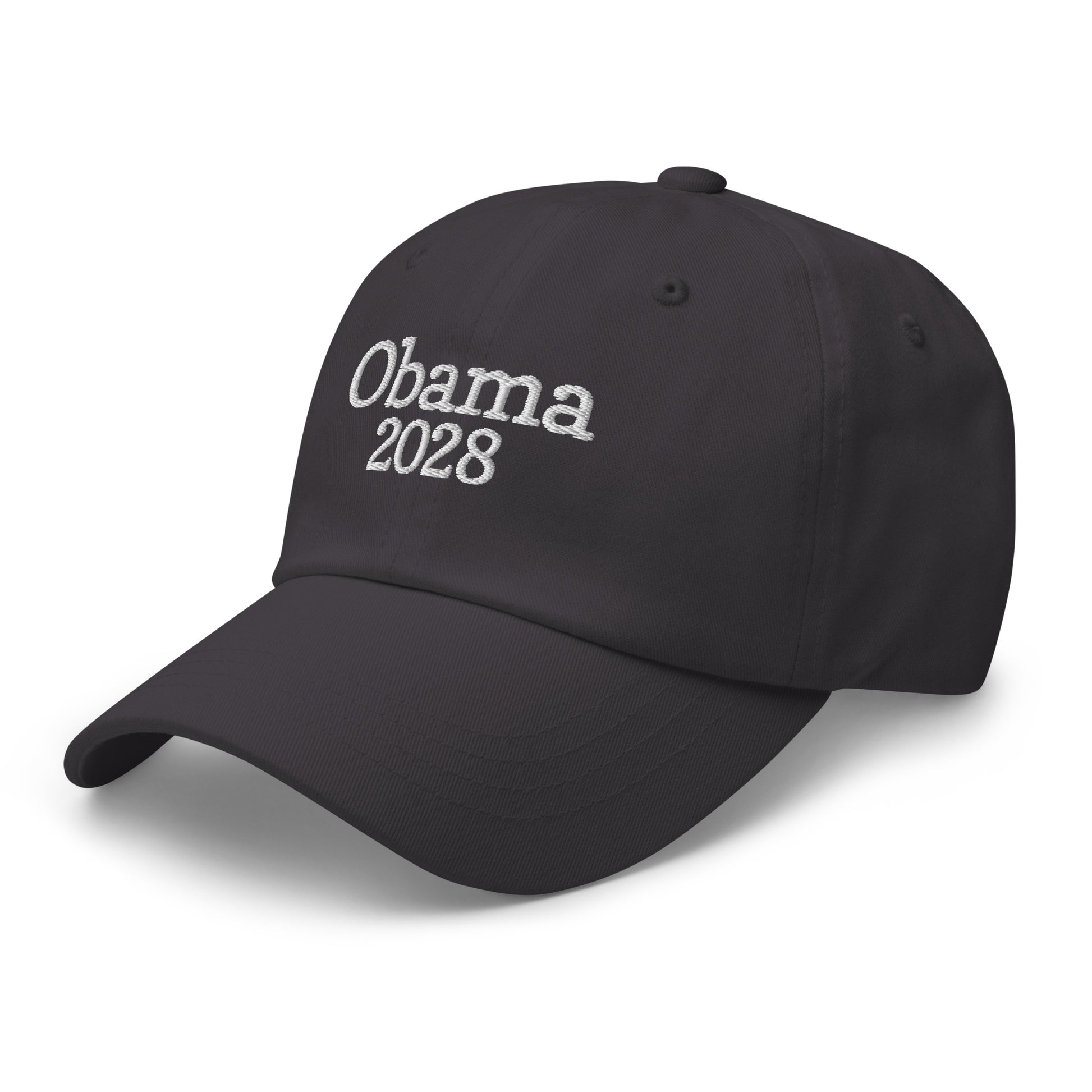Side Front View Image: Obama 2028 Political Dad Hat Front View