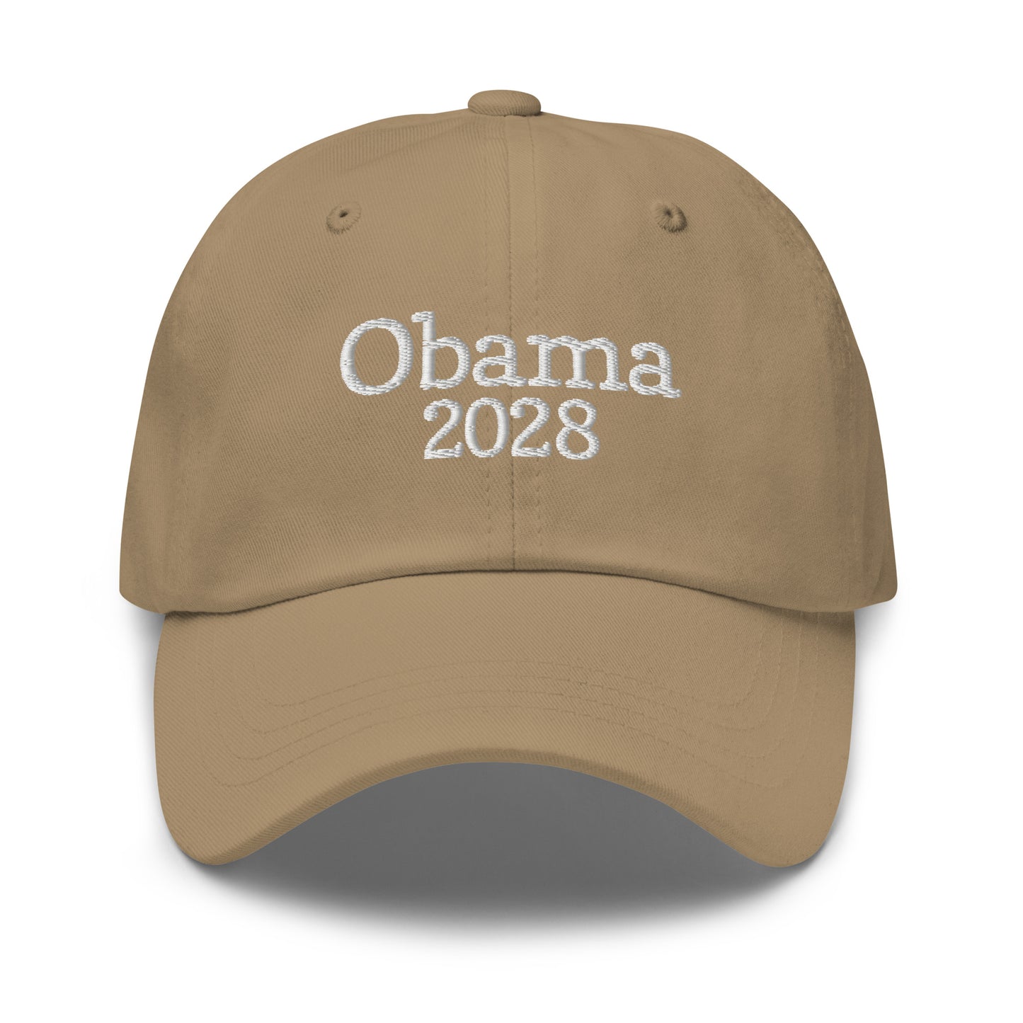 Front View Image: Obama 2028 Political Dad Hat Front View