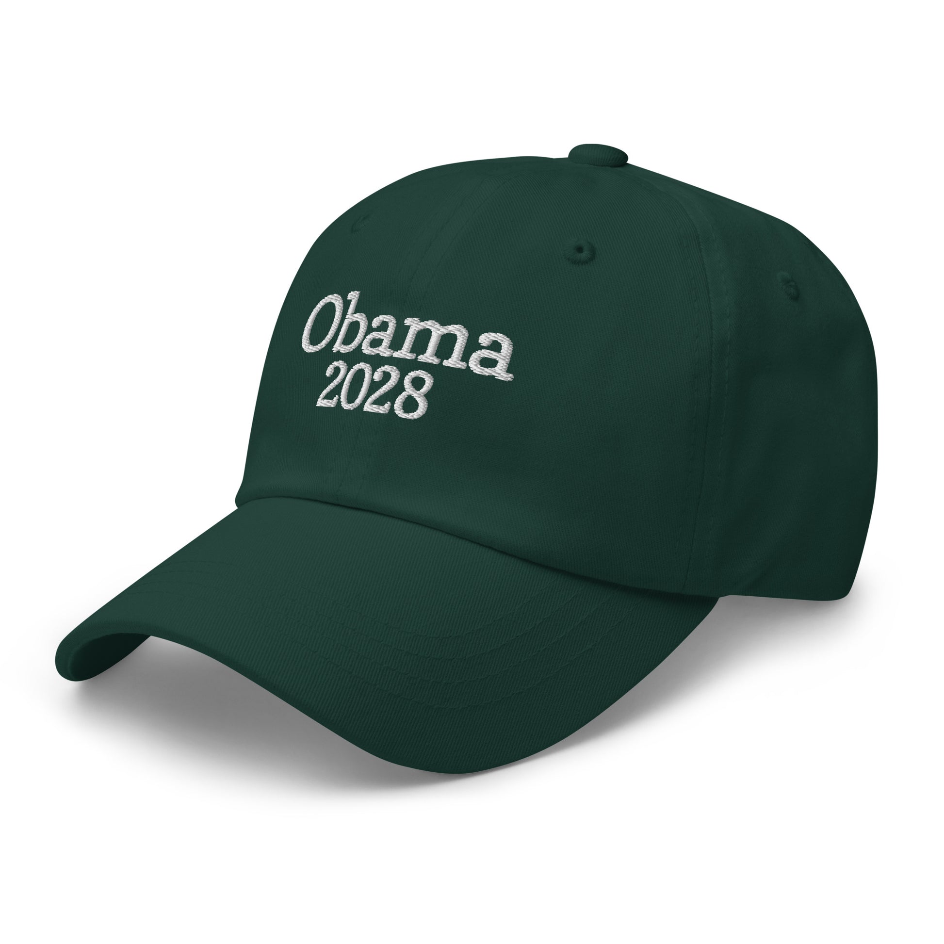Side Front View Image: Obama 2028 Political Dad Hat Front View