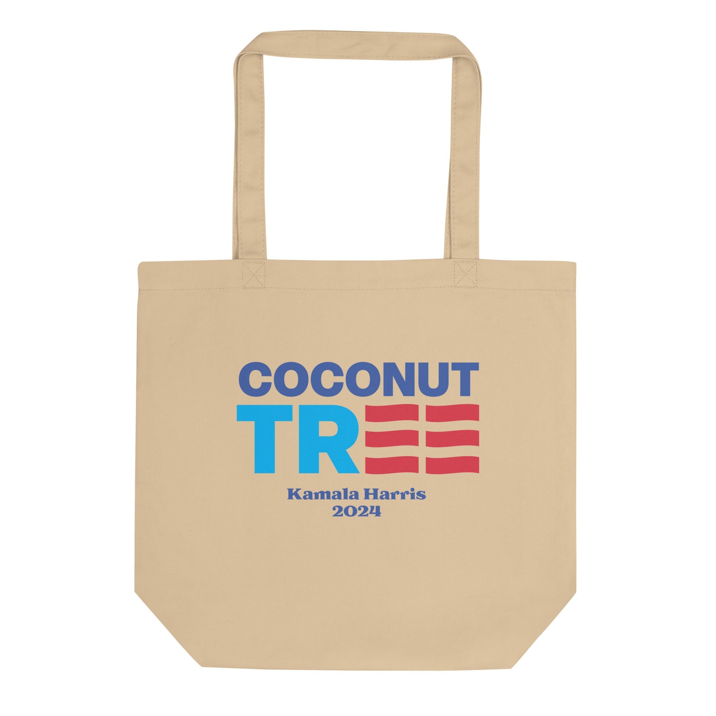 Coconut Tree Kamala Harris 2024 Eco Tote Bag