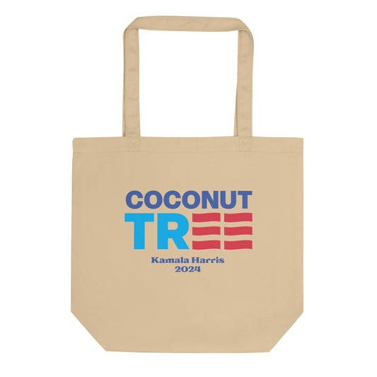 Coconut Tree Kamala Harris 2024 Eco Tote Bag