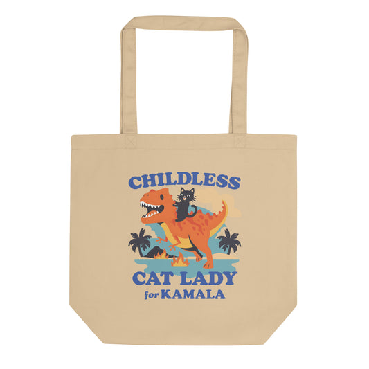 Childless Cat Lady For Kamala Eco Tote Bag