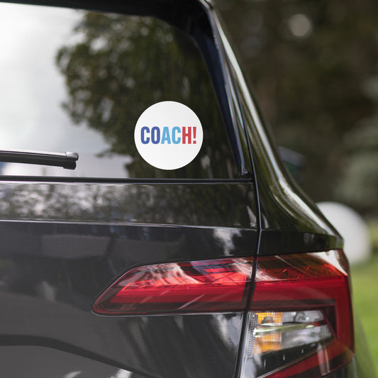 COACH! Tim Walz 2024 Bubble-Free Stickers