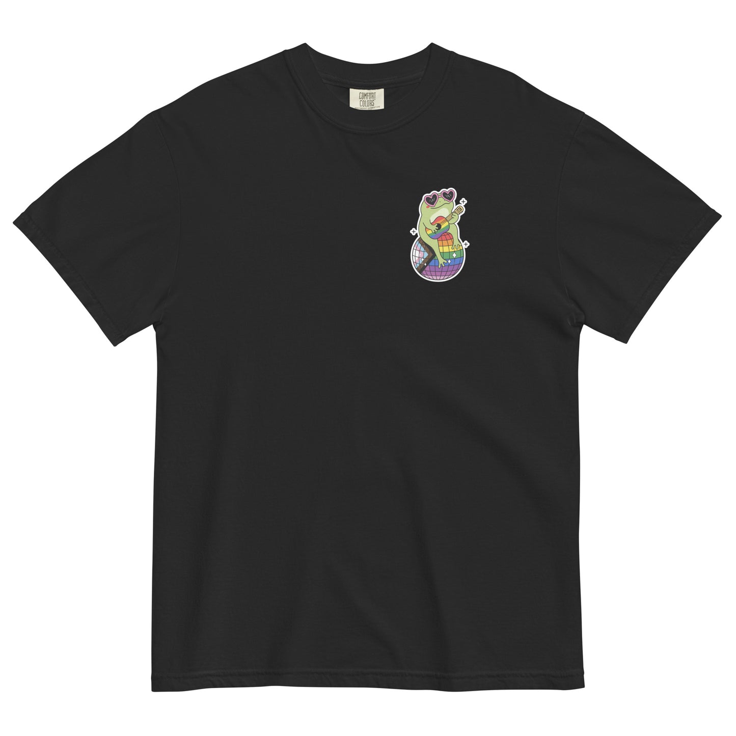 Playing the Gay Agenda Pride Frog Unisex Comfort Colors T-Shirt