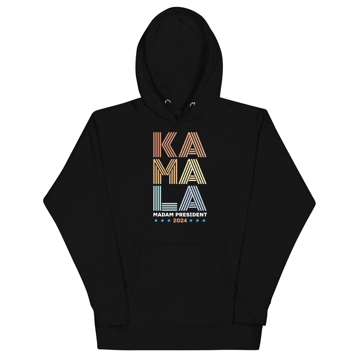 Retro KAMALA Harris Madam President 2024 Unisex Hoodie