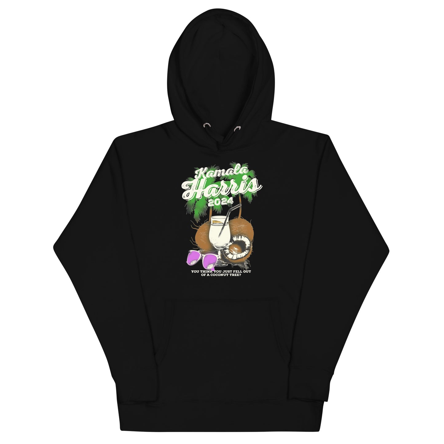 Coconut Tree Kamala Harris 2024 Unisex Hoodie