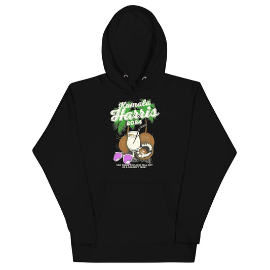 Coconut Tree Kamala Harris 2024 Unisex Hoodie