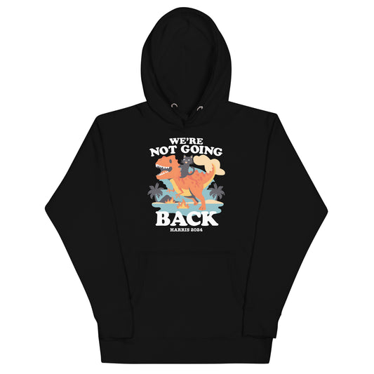 We’re Not Going Back Kamala Harris 2024 Unisex Hoodie