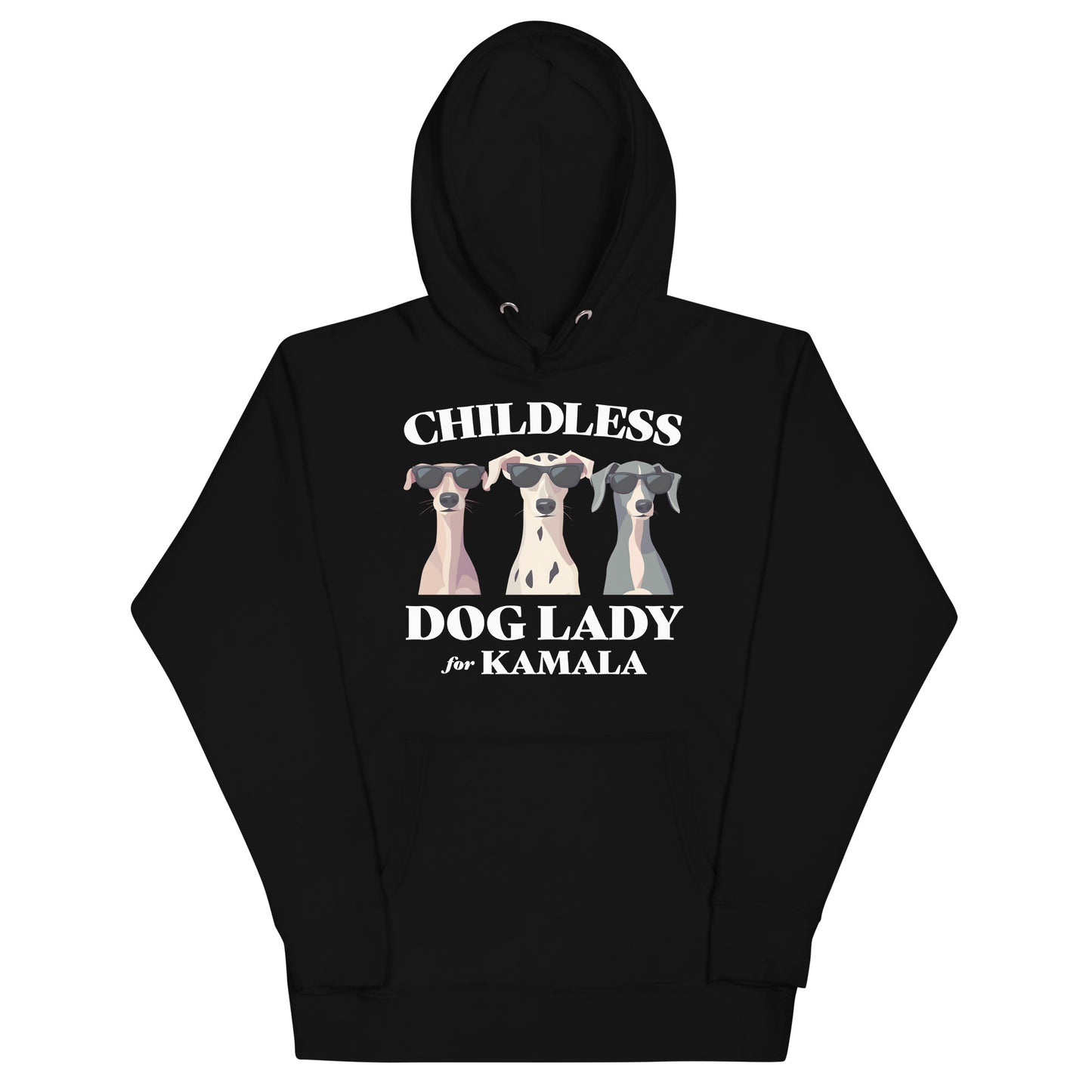 Childless Dog Lady For Kamala Unisex Hoodie