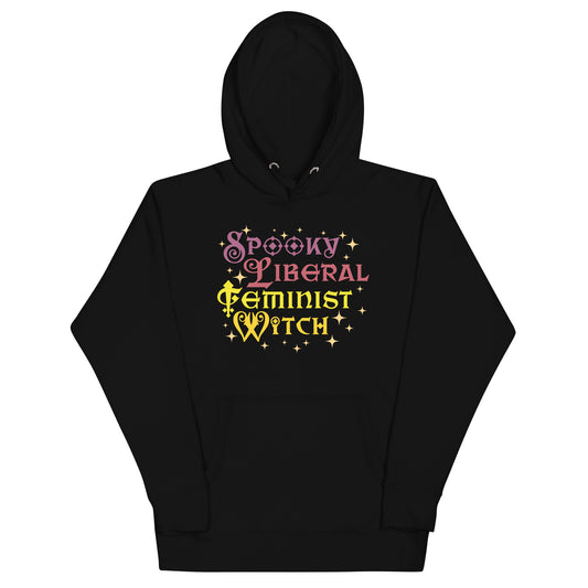 Spooky Liberal Feminist Witch Feminist Halloween Unisex Hoodie