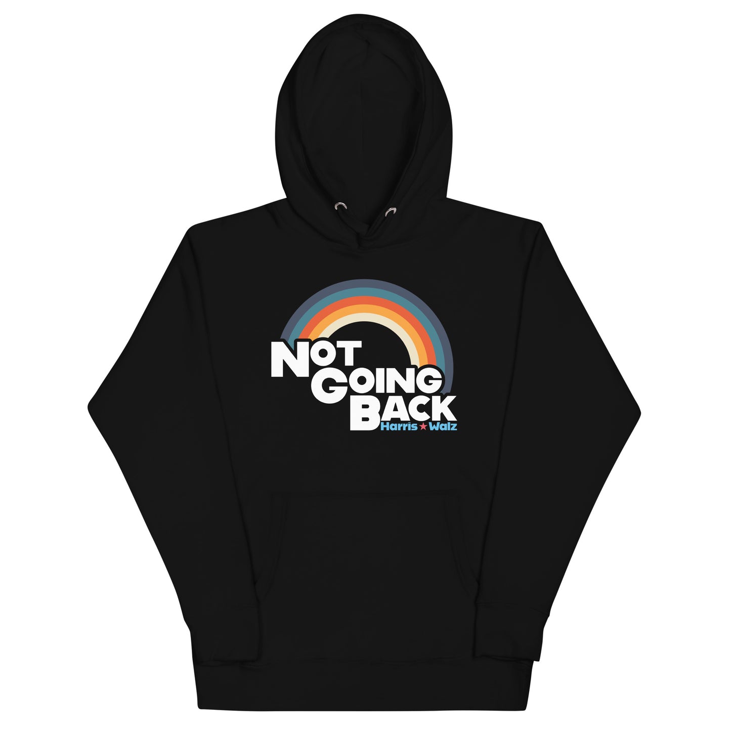 Not Going Back Kamala Harris Tim Walz Unisex Hoodie