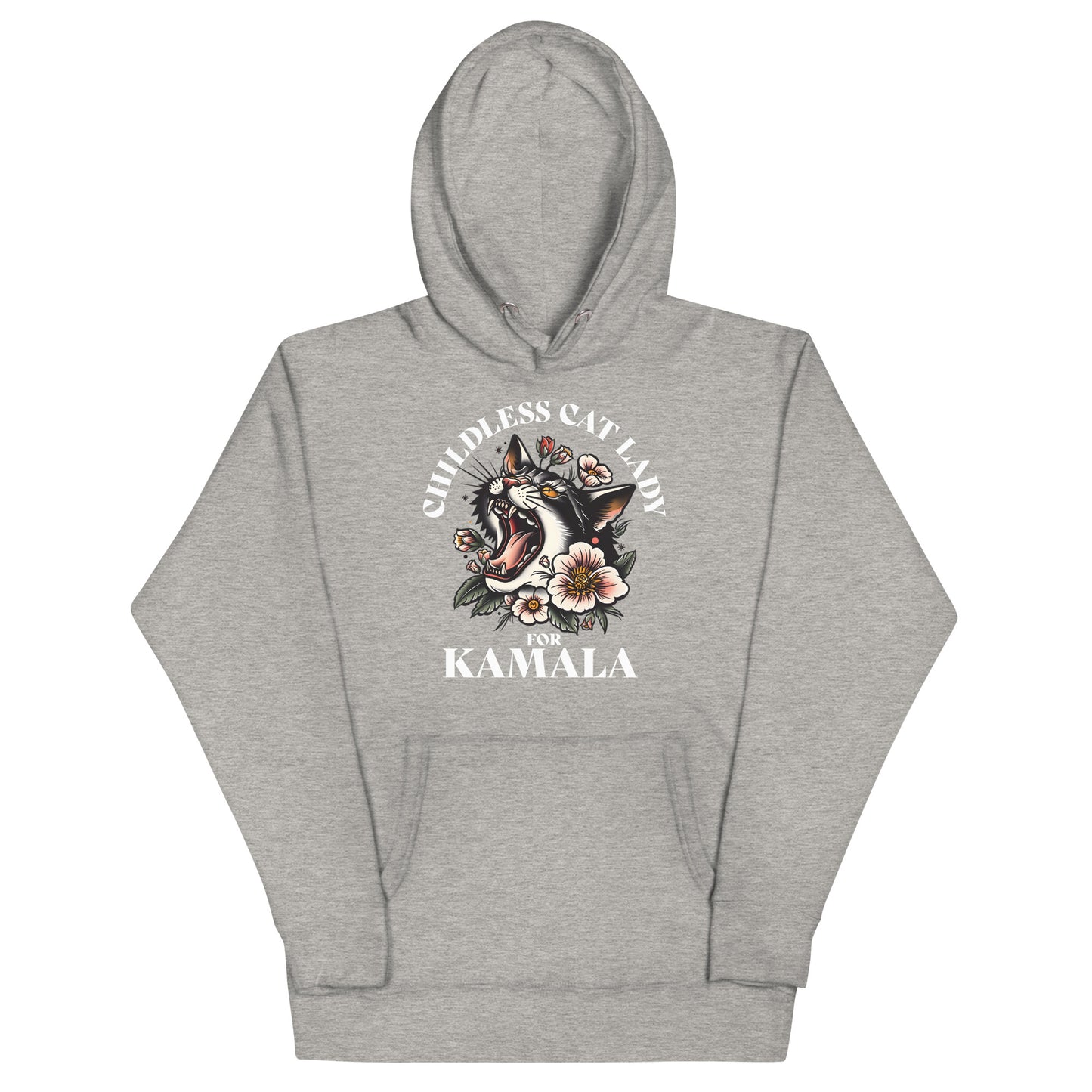 Childless Cat Lady For Kamala Unisex Hoodie