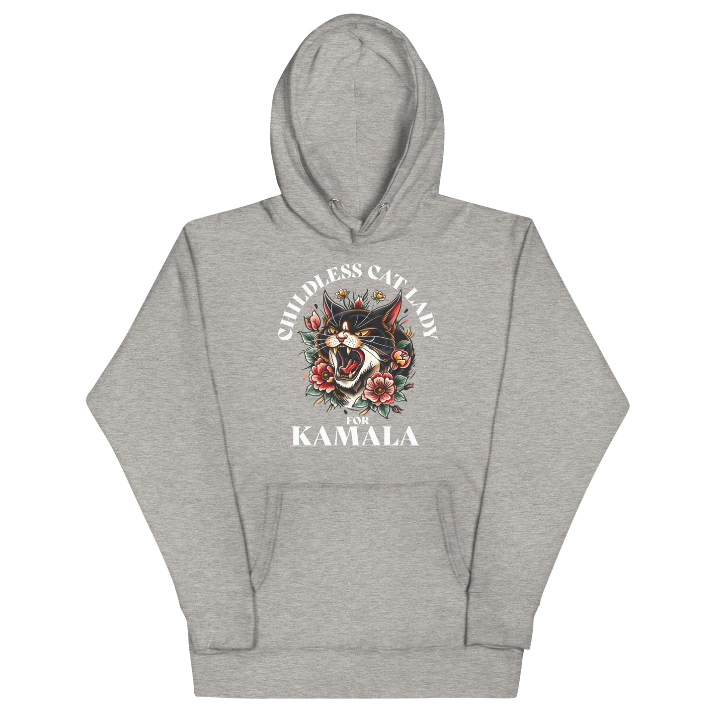 Childless Cat Lady For Kamala Unisex Hoodie