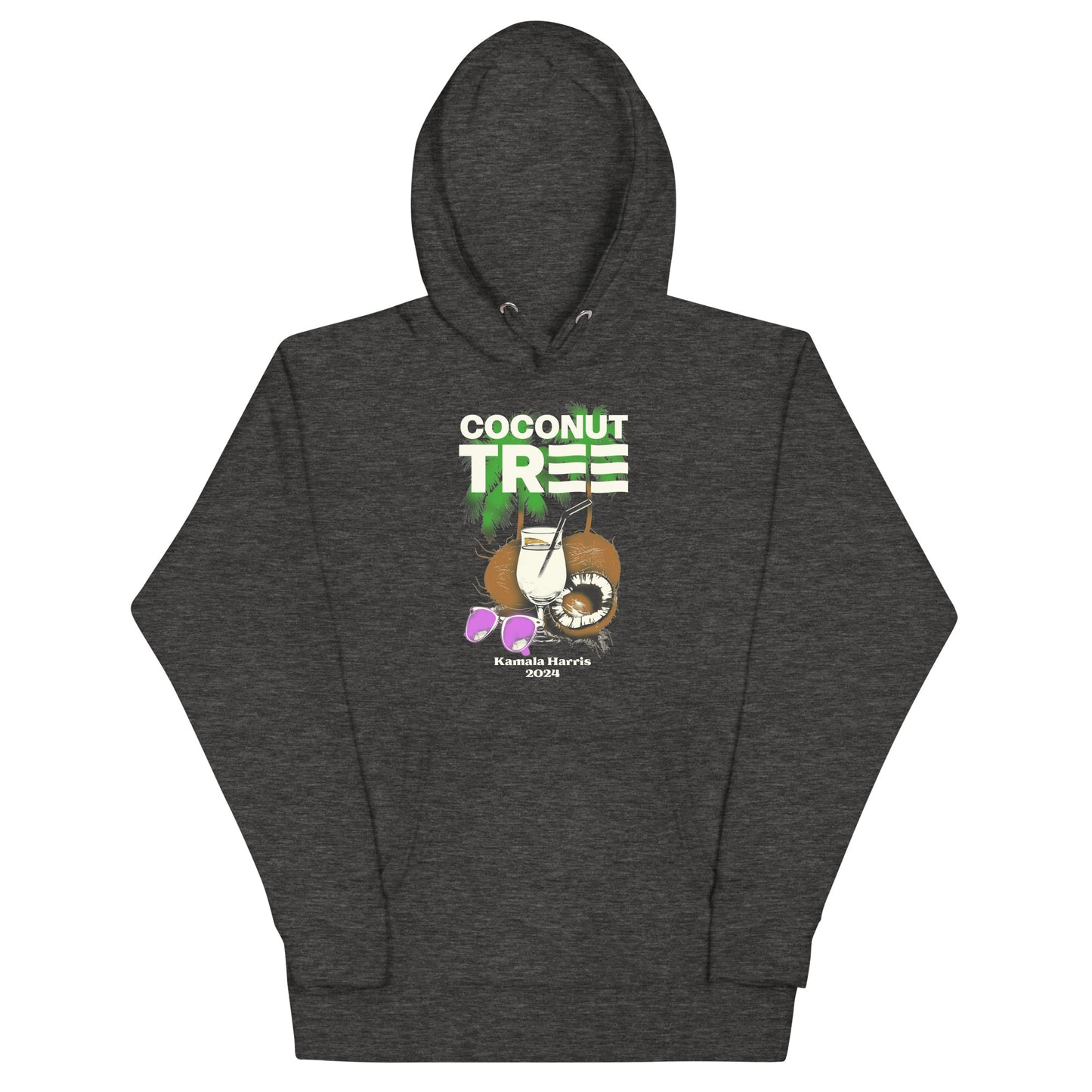 Coconut Tree Kamala Harris 2024 Unisex Hoodie