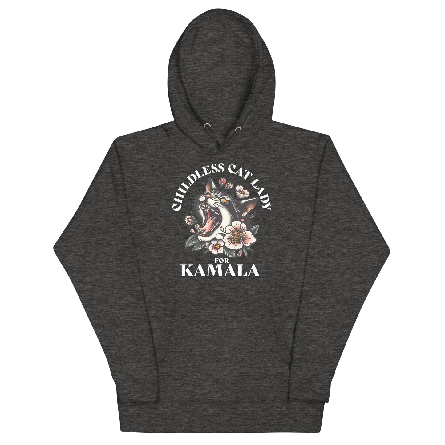 Childless Cat Lady For Kamala Unisex Hoodie