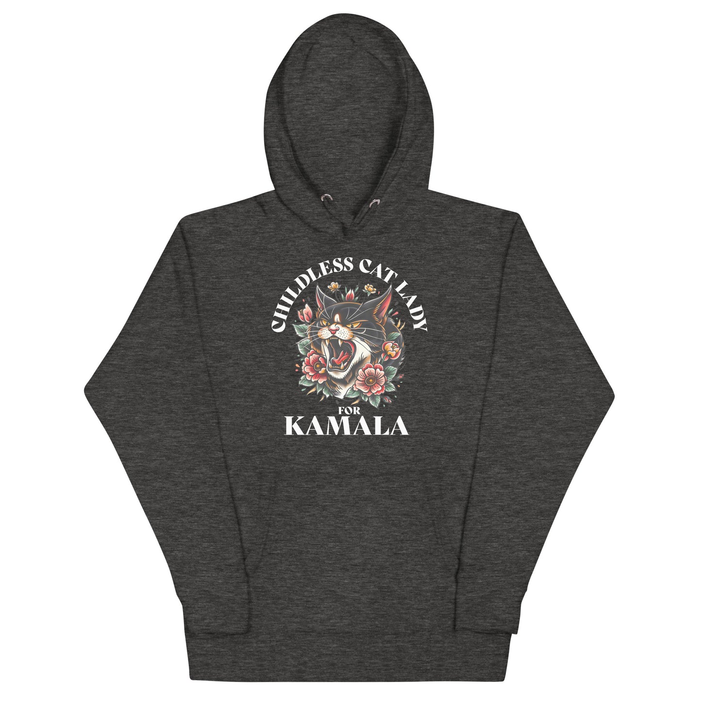 Childless Cat Lady For Kamala Unisex Hoodie