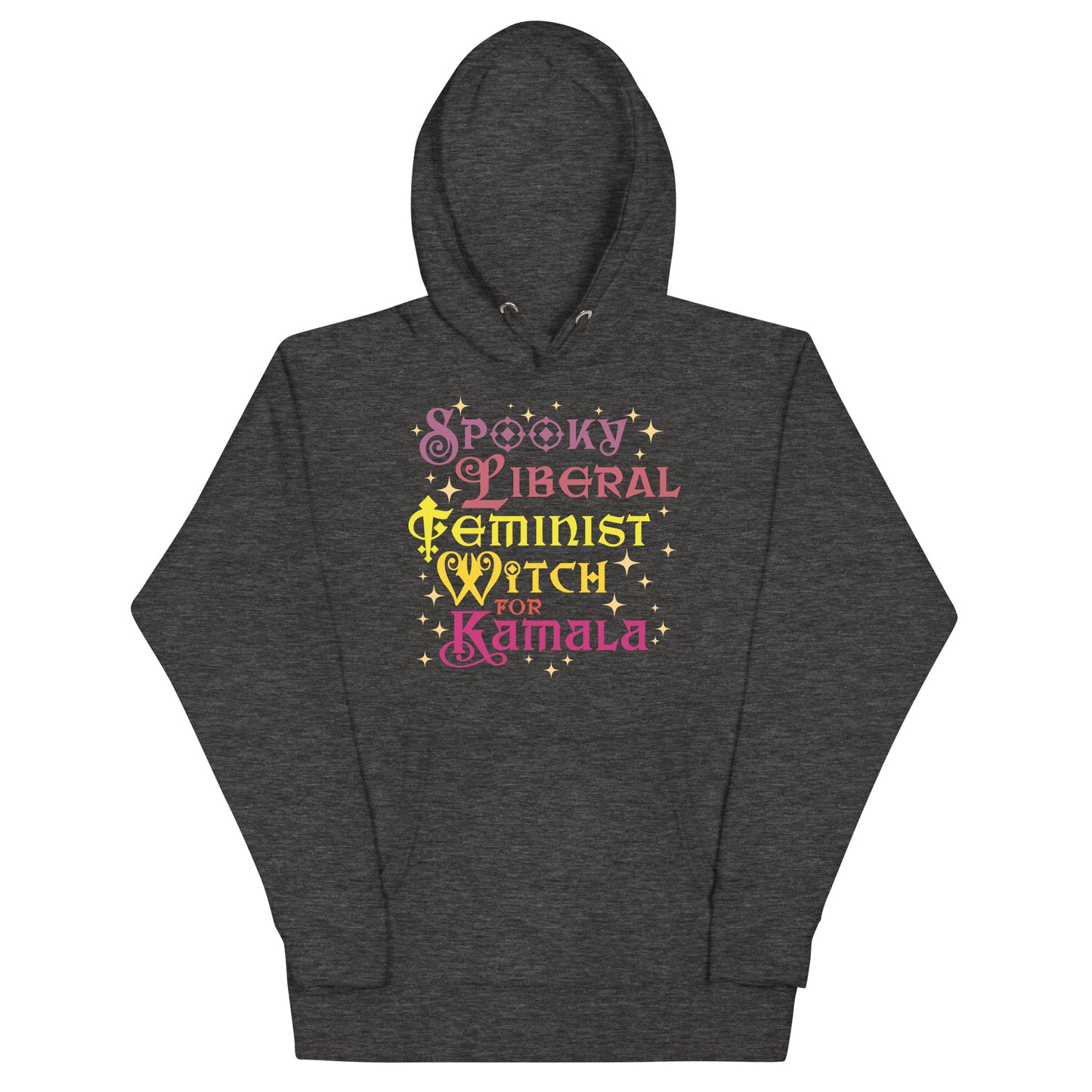 Spooky Liberal Feminist Witch For Kamala Harris Feminist Halloween Unisex Hoodie