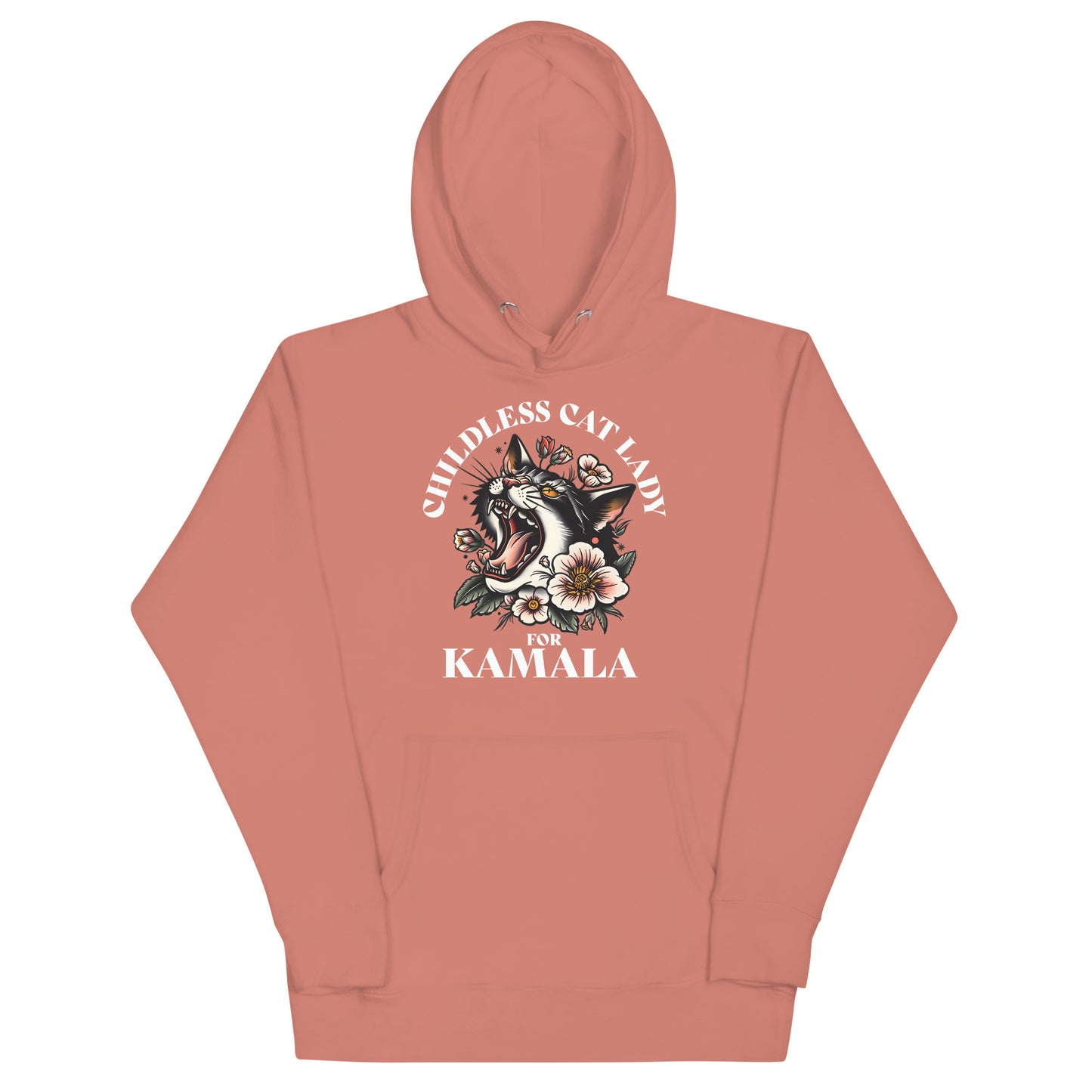 Childless Cat Lady For Kamala Unisex Hoodie