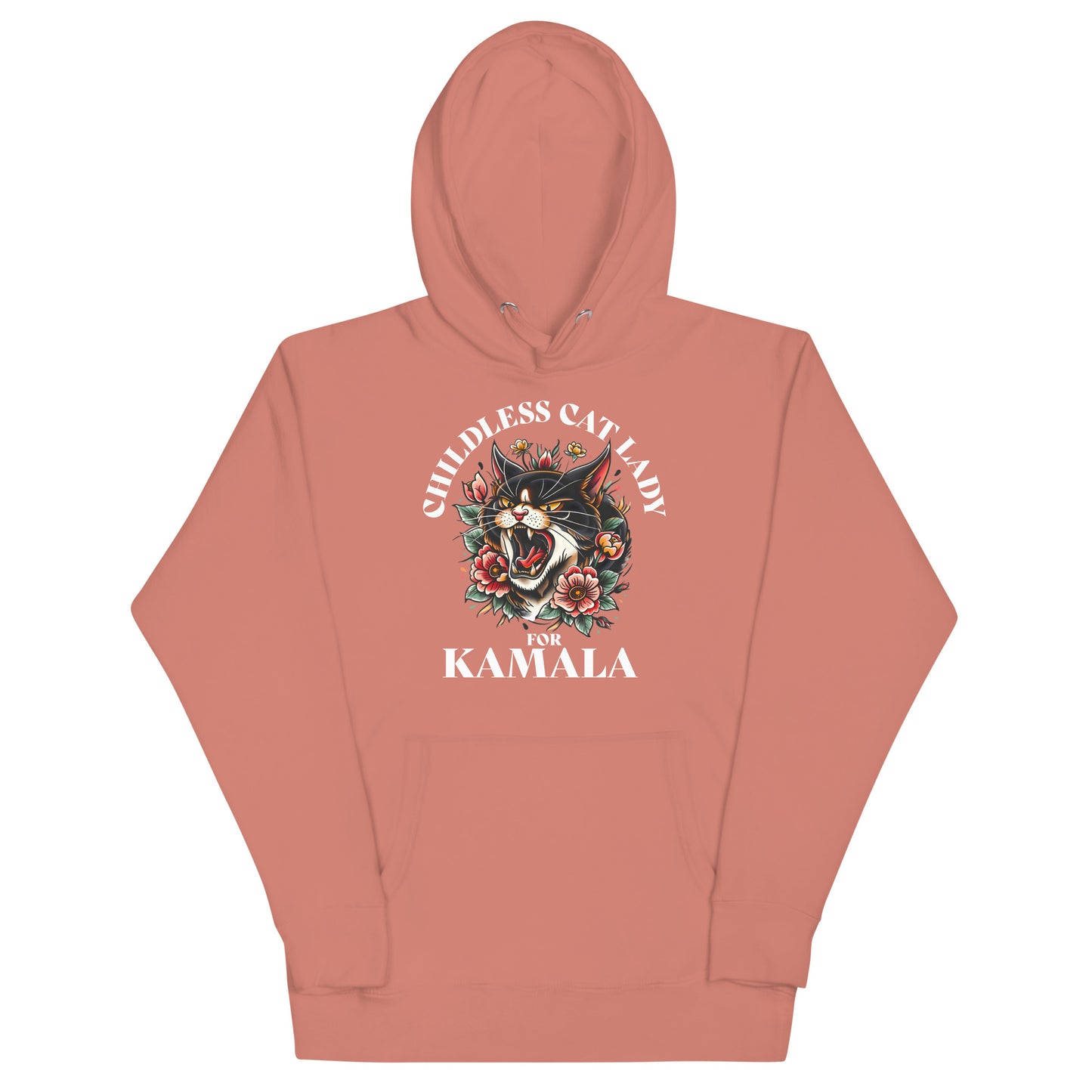 Childless Cat Lady For Kamala Unisex Hoodie