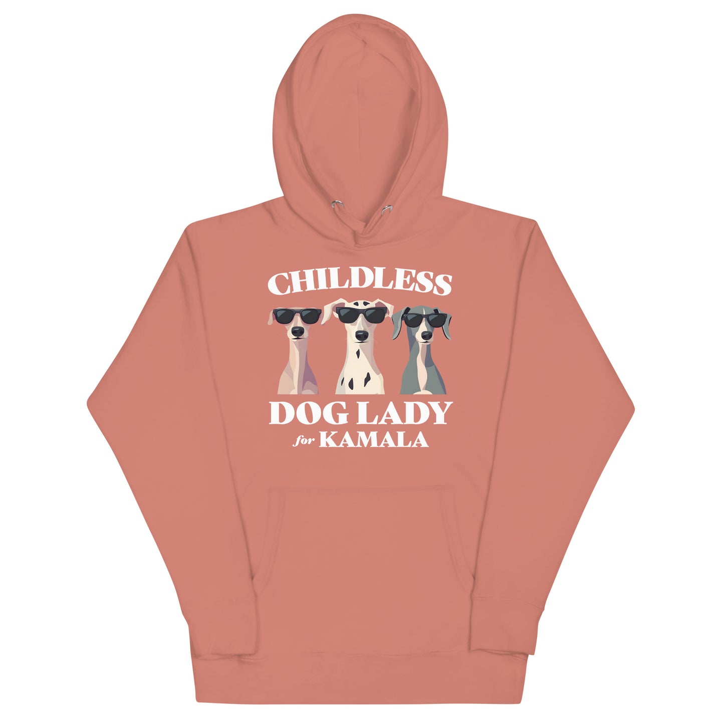 Childless Dog Lady For Kamala Unisex Hoodie