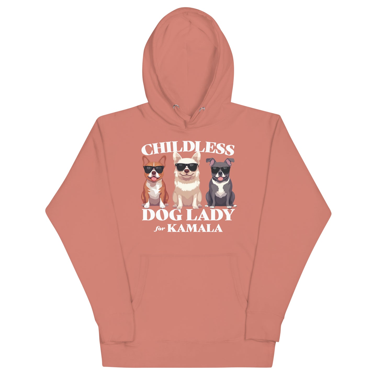 Childless Dog Lady For Kamala Unisex Hoodie