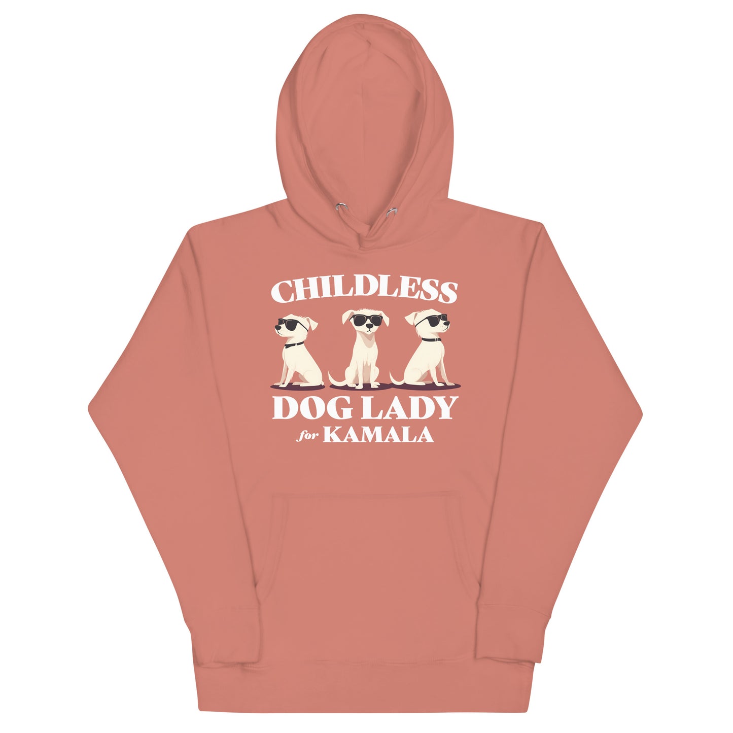 Childless Dog Lady For Kamala Unisex Hoodie