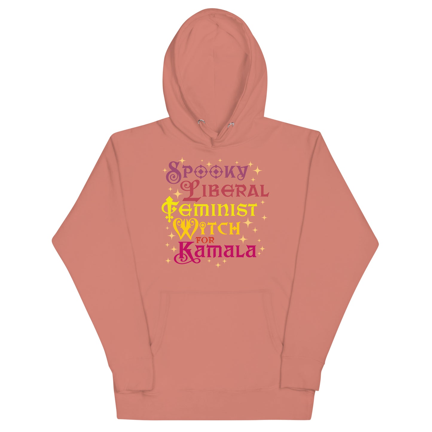 Spooky Liberal Feminist Witch For Kamala Harris Feminist Halloween Unisex Hoodie