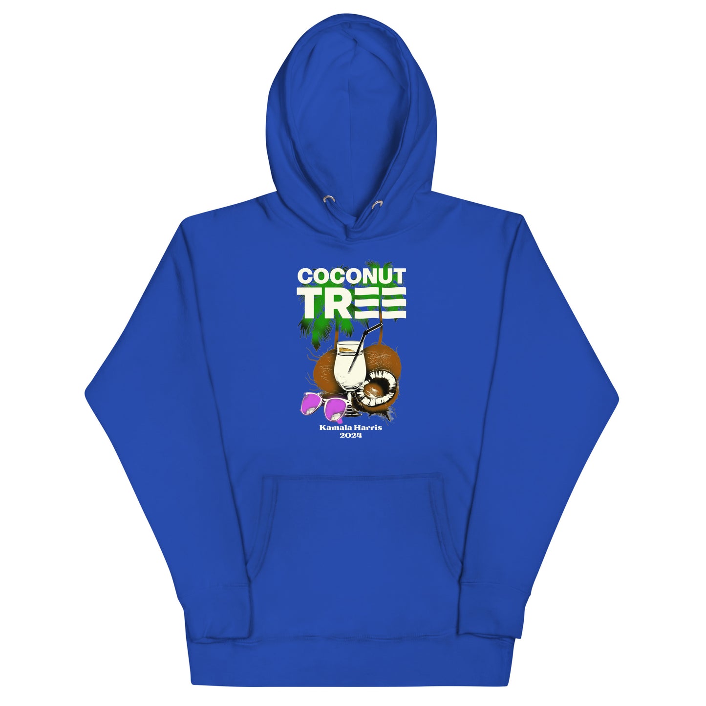 Coconut Tree Kamala Harris 2024 Unisex Hoodie