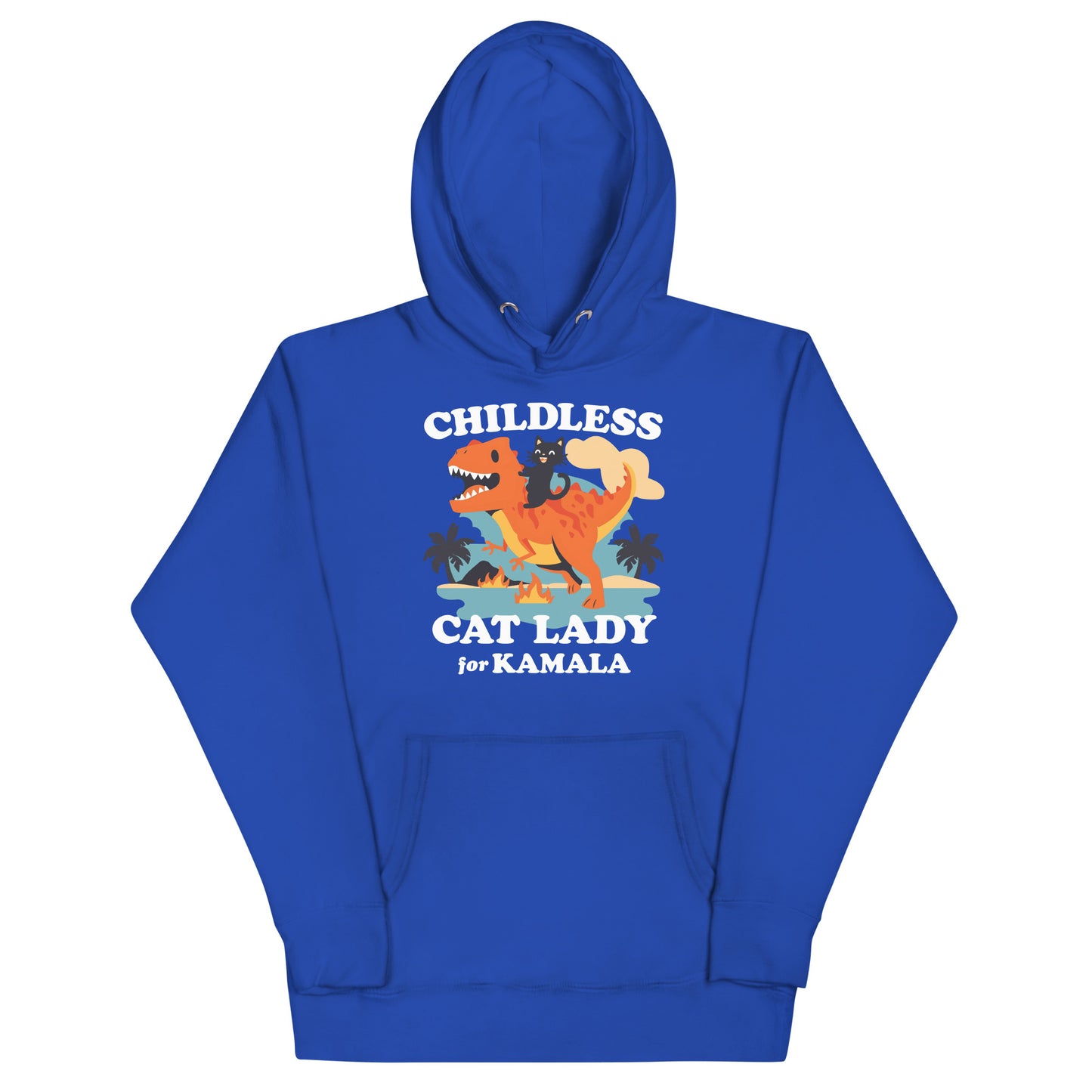 Childless Cat Lady For Kamala Unisex Hoodie