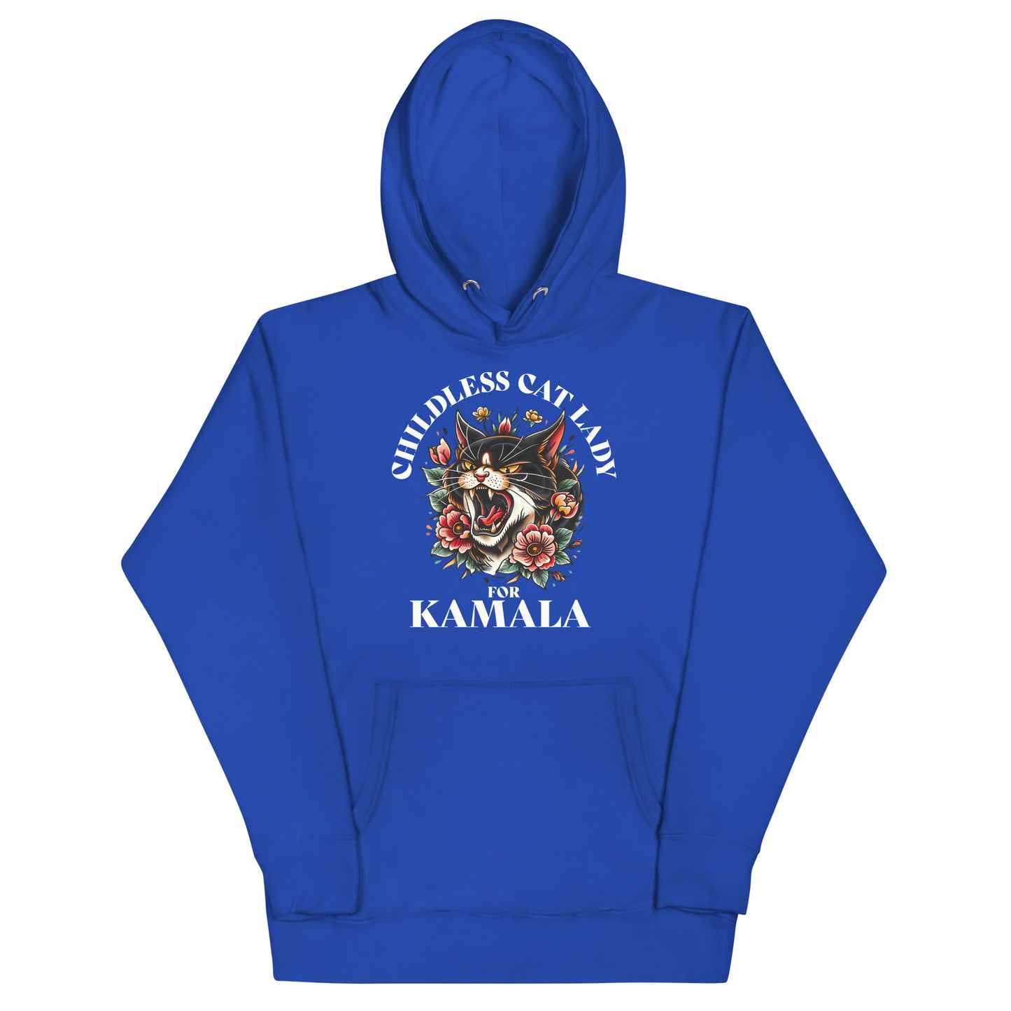 Childless Cat Lady For Kamala Unisex Hoodie