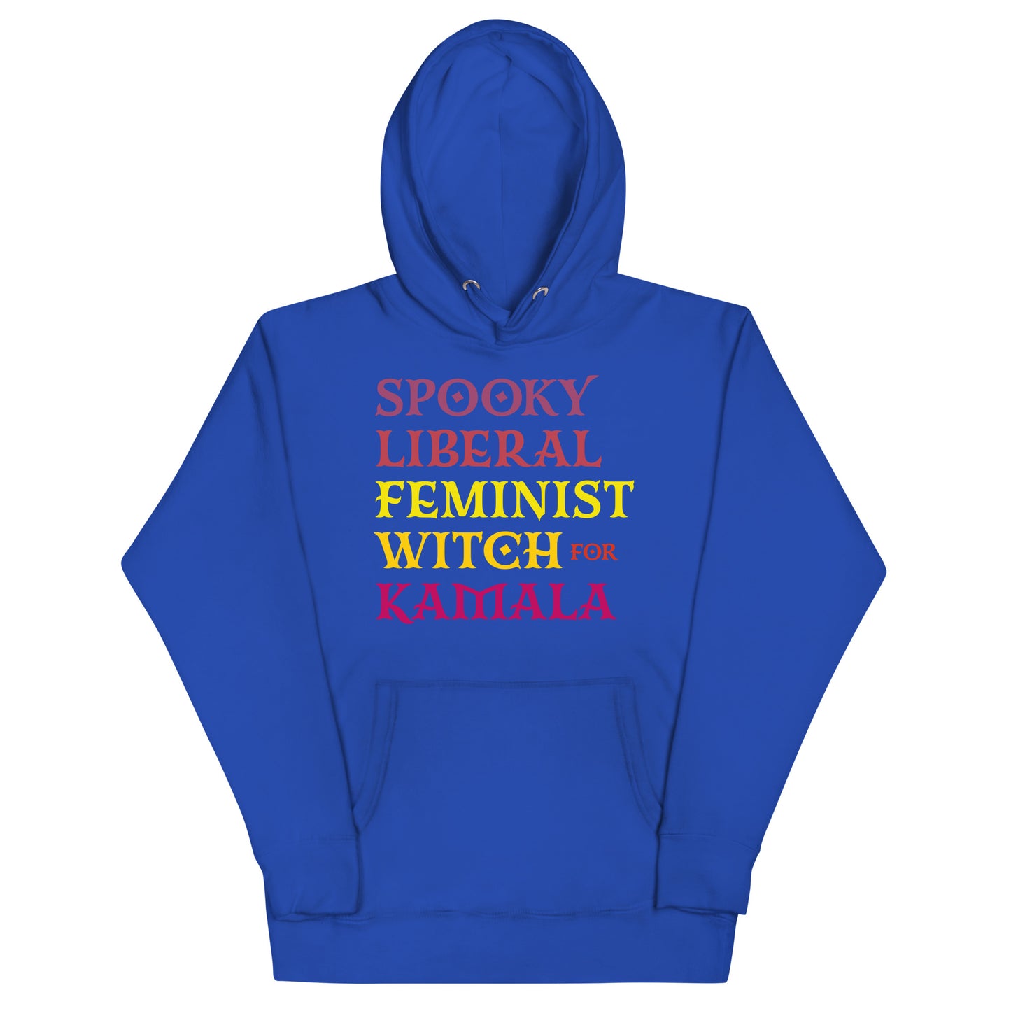 Spooky Liberal Feminist Witch For Kamala Harris Feminist Halloween Unisex Hoodie