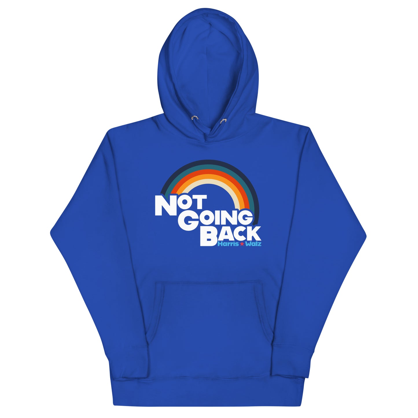 Not Going Back Kamala Harris Tim Walz Unisex Hoodie