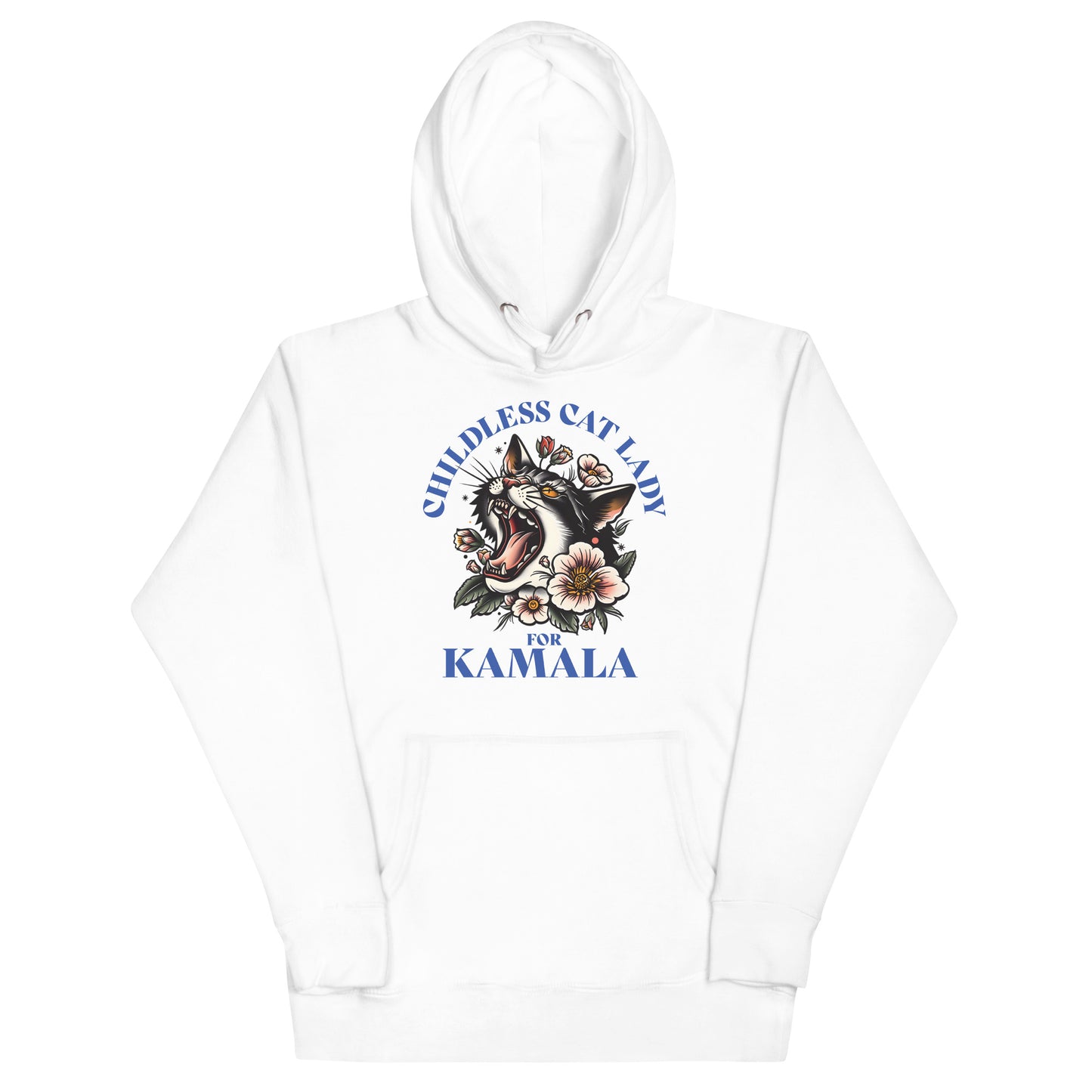 Childless Cat Lady For Kamala Unisex Hoodie