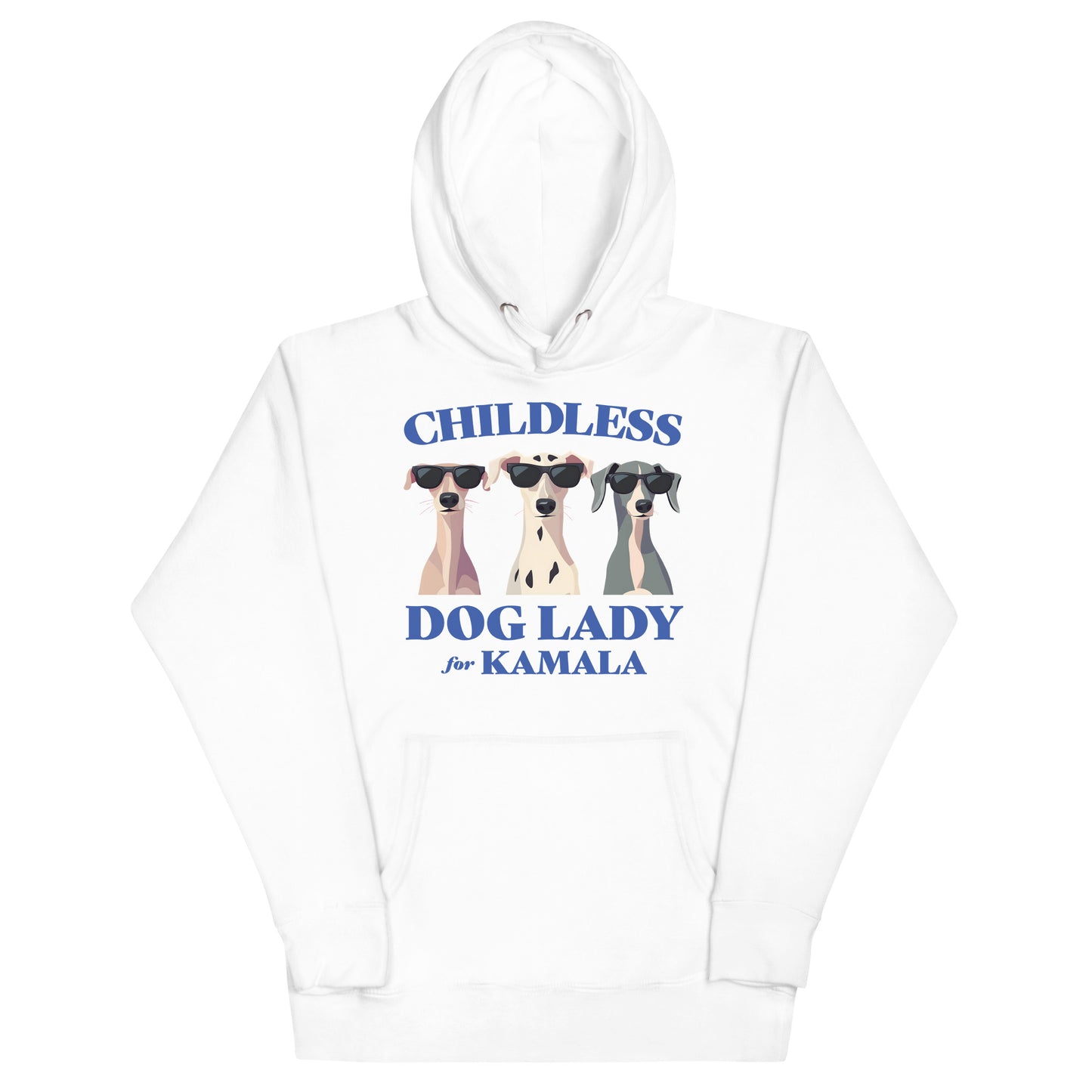 Childless Dog Lady For Kamala Unisex Hoodie