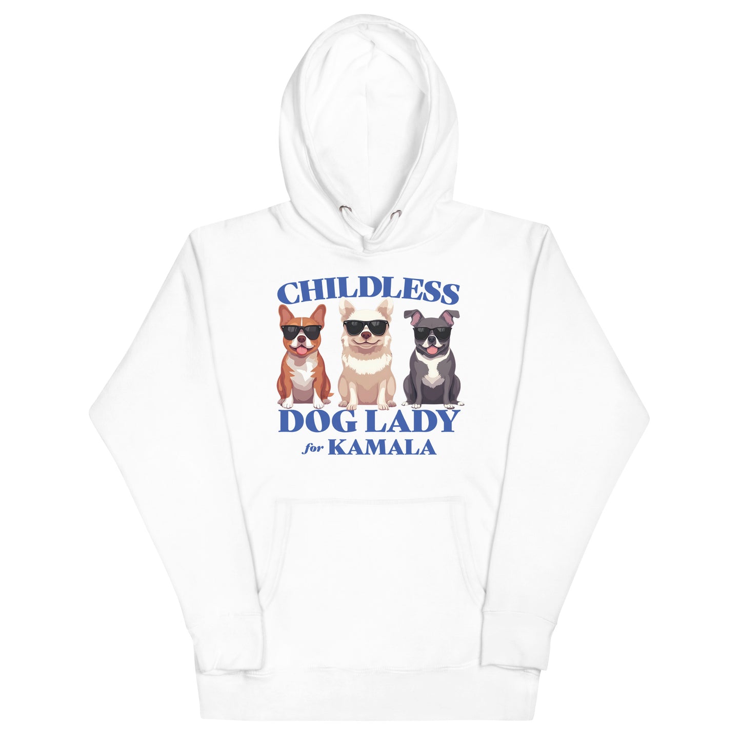 Childless Dog Lady For Kamala Unisex Hoodie