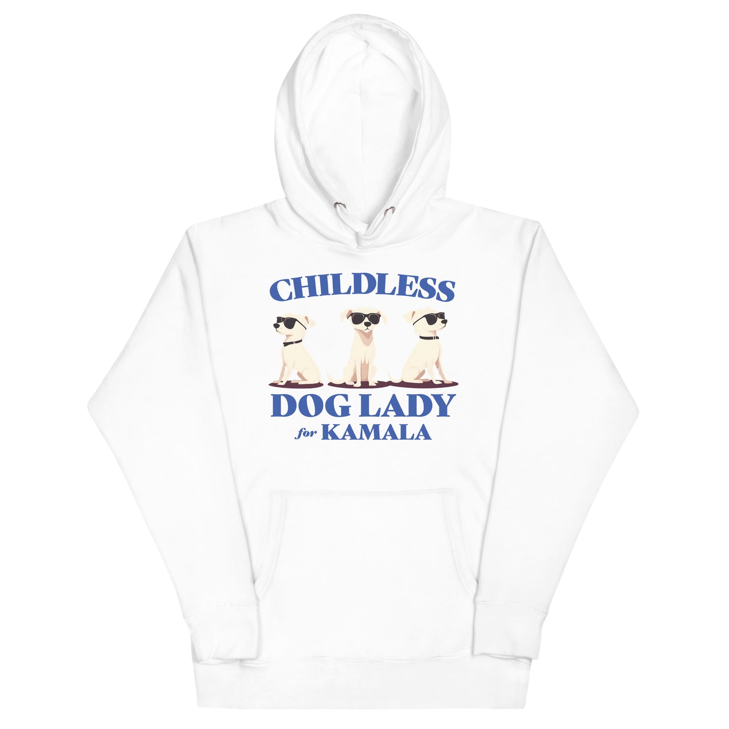 Childless Dog Lady For Kamala Unisex Hoodie