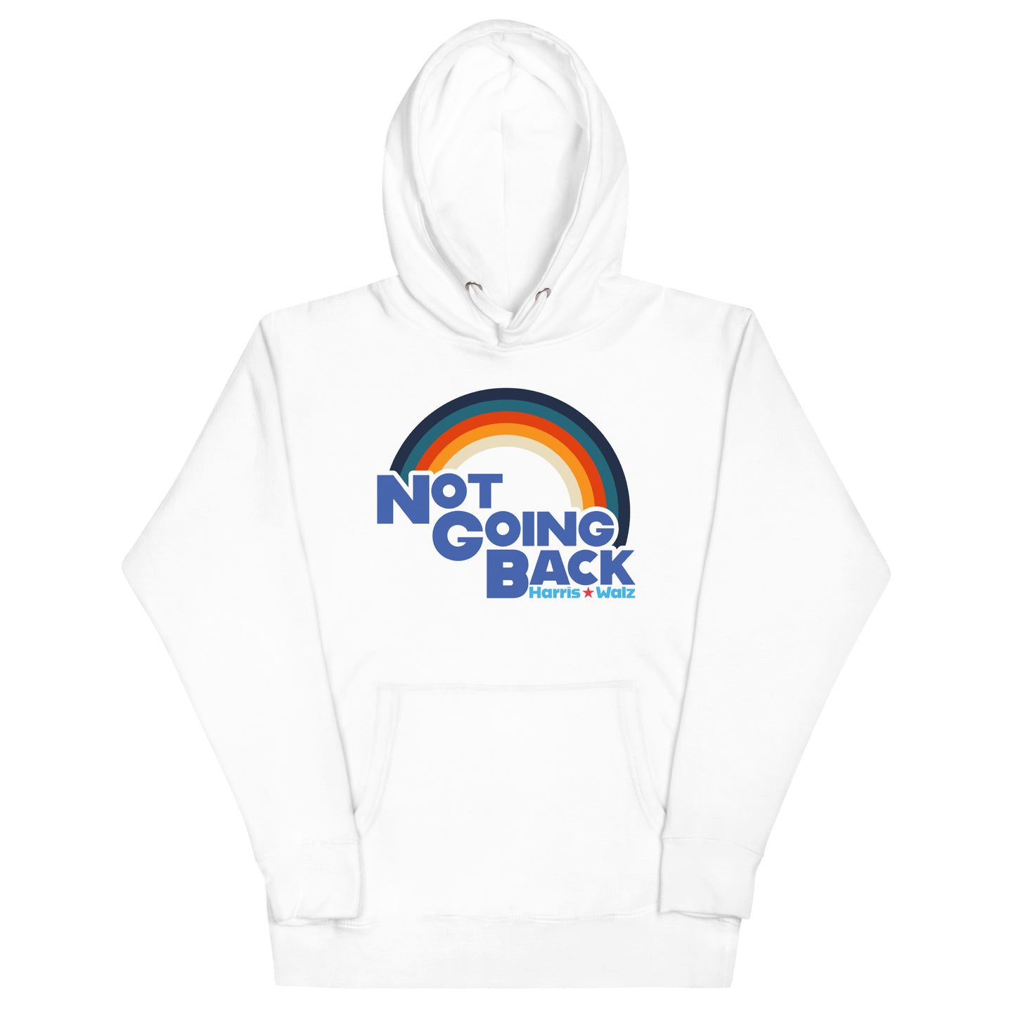 Not Going Back Kamala Harris Tim Walz Unisex Hoodie