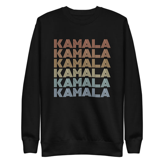 Retro KAMALA Harris Unisex Premium Sweatshirt